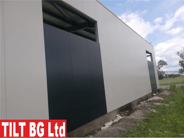 Хале Божурище — панели с каменна вата
