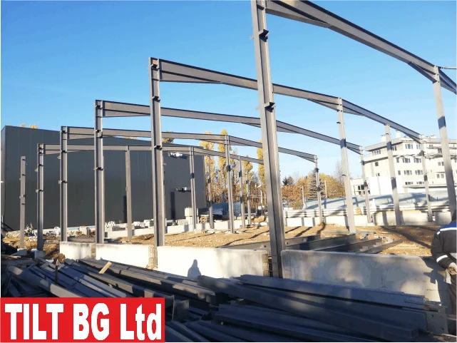 Метална конструкция хале — производство на стоманени профили