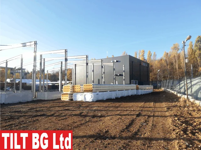 Метална конструкция хале 75 тона — завършен обект, София