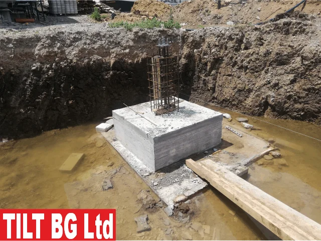 Метална конструкция хале — детайл от възлите на конструкцията