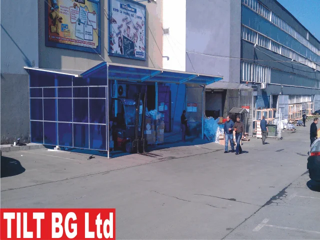 Метални навеси и козирки